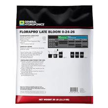 Load image into Gallery viewer, General Hydroponics Florapro Late Bloom 0-24-26