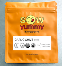 Load image into Gallery viewer, Micro Garlic Chive Seeds 100G (Microgreens)