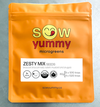 Load image into Gallery viewer, Zesty Mix Seeds 80G (Microgreens)
